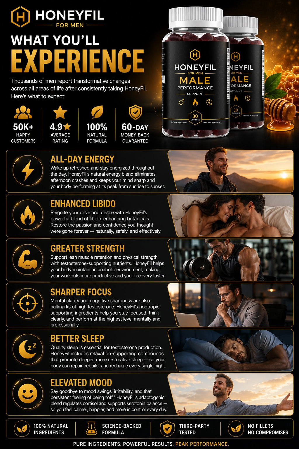 Active men in their fifties and sixties maintaining physical vitality and stamina