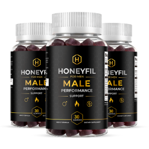 HoneyFil men's vitality gummies bottle